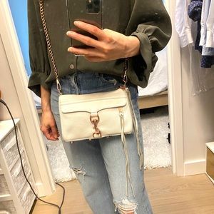 Rebecca Minkoff Mini MAC Crossbody - White